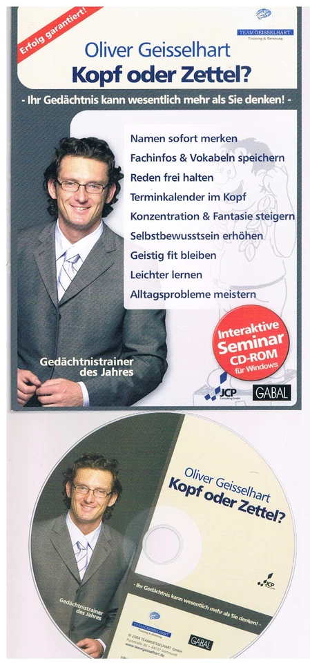 Oliver Geisselhart: "Kopf oder Zettel", Top CD Rom - Bild 1 von 1