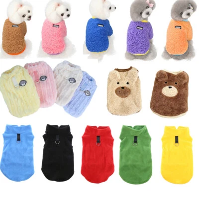 Pet Dog Warm Coat Sweater Small Dog Clothes Puppy Winter Vest Outfit Outdoor - Image 1 of 4