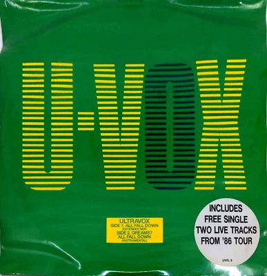 Ultravox: All Fall Down (1986) 2x 12" Promo Singles - UK Imp. -'86 Tour- SEALED - Image 1 of 4