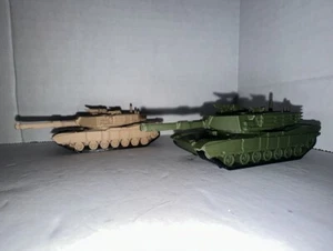 HO Scale M1A1 Tank Detailed 1:87 Military Vehicle US Army Train Scene (2 Pack) - Picture 1 of 13