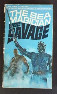 DOC SAVAGE #44 BANTAM 4810 THE SEA MAGICIAN KENNETH ROBESON BAMA CVR VGF - Picture 1 of 1