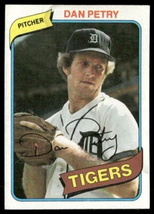 Tarjeta de béisbol Dan Petry 1980 Topps #373 Detroit Tigers RC - Imagen 1 de 2