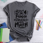 Fr 5 Out Of 4 People Struggle With Math Womens T-Shirt Tee-014789