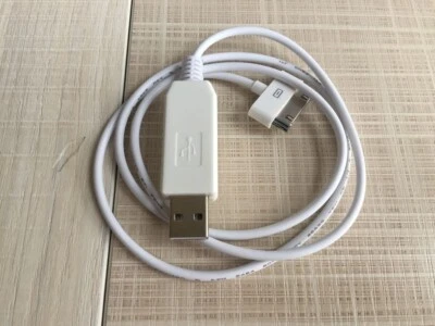 CUSTOM 12V 30Pin-USB =Firewire Charging Cable Cord For iPod 4 4th Photo A1099 - Image 1 of 4