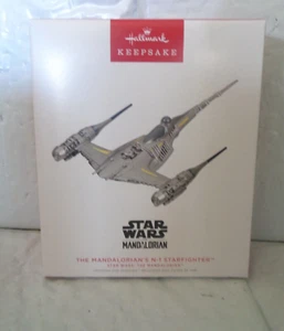 2023 - Hallmark Keepsake - Star Wars Mandalorian's N-1 Starfighter Ornamento - Imagen 1 de 1
