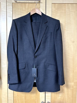Traje Chester Barrie Savile Row Burlington Gris Oscuro Lúpulo en 38R Nuevo con Etiquetas Precio de venta sugerido por el fabricante 595 GBP Foto 1 de 4