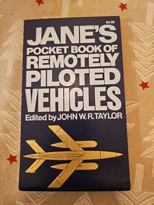Jane's Pocket Book of Remotely Piloted Vehicles 1977 US edition vintage aircraft - Picture 1 of 5