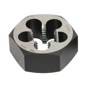Qty 1 Carbon Hex Die Nut 3/8" (16 TPI) UNC Coarse Alpha DNUNCC38 - Picture 1 of 4