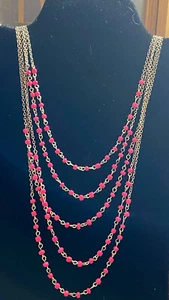 Nordstrom Gold Multi-strand Gold Plated Necklace $25 #45 - Picture 1 of 5