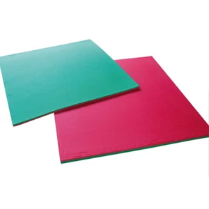 Diamond Panel tatami pilates fitness 100x100cm Verde/Rojo - Imagen 1 de 3