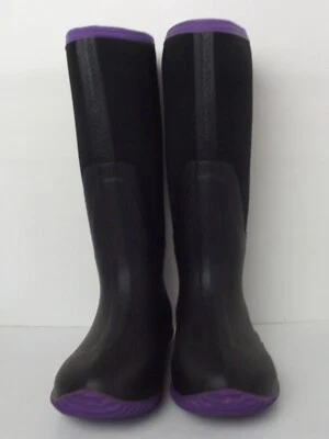 HISEA Waterproof Neoprene Rubber Muck Mud Rain Gardening Women Boot 7 Purple  - Image 1 of 4