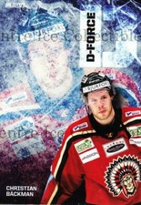 2013-14 Swedish Elitset D-Force #3 Christian Backman