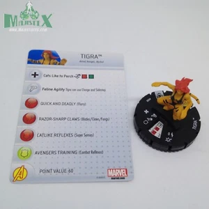 Heroclix Age of Ultron OP set Tigra #008 Common figure w/card! - Picture 1 of 1