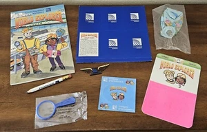 Continental Airlines Kids World Explorer Activity Pack. VTG '93. 8 Items Unused. - Picture 1 of 7