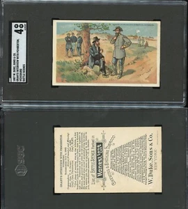 1887 N99 Battle Scenes Grant Interview with Pemberton ~ SGC 4 sharp ~ Duke - Picture 1 of 1