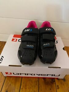 Louis Garneau Multi Air Flex Cycling Shoes Women's Black Pink 6 (Eur36)