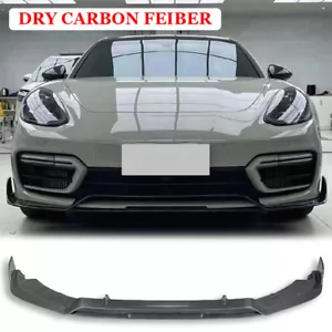 DRY Kohlefaser Front Stoßstange Lippe Bodykit für 17-23 Porsche Panamera 971 GTS - Bild 1 von 7