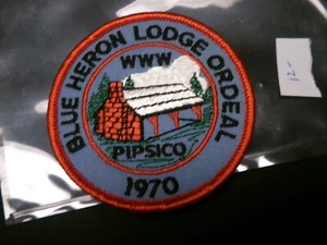 Blue Heron 349 1970 Ordeal Patch bm3 - Picture 1 of 1