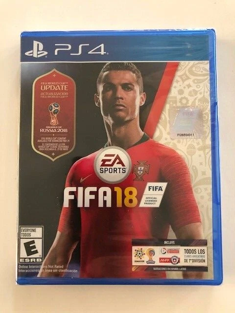 PS4 FIFA 18 For PlayStation 4 World Cup Update New Factory Sealed OOP Ronaldo - Image 1 of 4