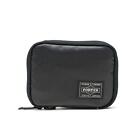 PORTER Nylon round zipper wallet Tactical 654-07081 Black NEW Made In Japan
