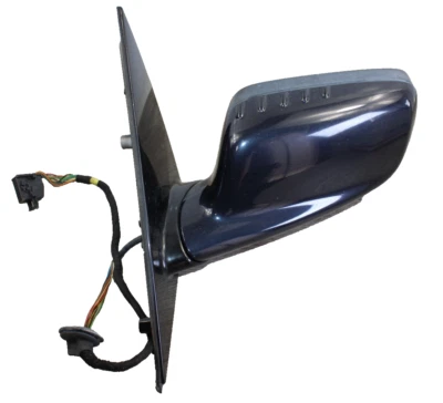 02-08 E65 E66 745I 750LI 760I CONDUCTOR PUERTA LATERAL IZQUIERDA ESPEJO EXTERIOR AZUL BRILLO Foto 1 de 4