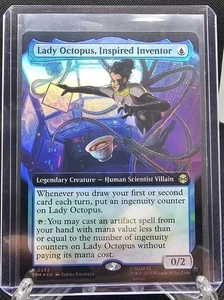 Magic The Gathering Lady Octopus, Inspired Inventor #252 FOIL (Extended Art) Marvel’s Spider-Man - Imagen 1 de 2