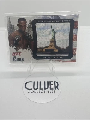 2012 Topps UFC Bloodlines Jon Jones Patriotic Patch SSP PP-JJ - Image 1 of 2