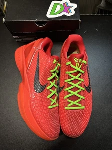 Größe 11 - Nike Kobe VI Protro Bright Crimson Reverse Grinch FV4921-600, Neu - Bild 1 von 8