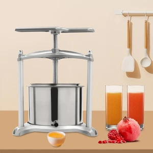 Prensa de marco de fruta de acero inoxidable 6L jugo de queso elaboración de vino cerveza casera EE. UU. - Imagen 1 de 14