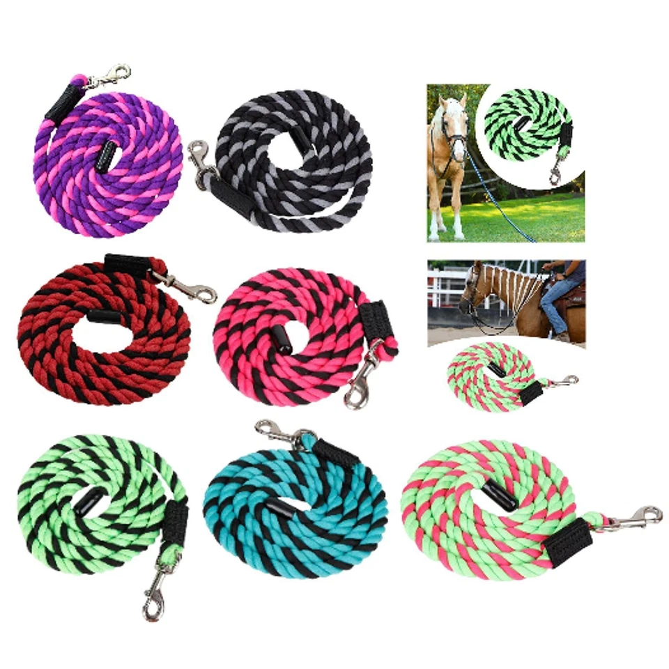 Horse Lead Rope Horse Lunge Line Sturdy Lunge Rein Cotton for Livestock with - image 1 of 1