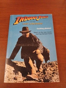 Indiana Jones And The Last Crusade 1989 1st Ed YA Movie Novelization Rare 80s - Picture 1 of 21