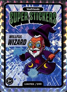 Super pegatina manga Willful Wizard Limited 2025 Veefriends/299 - Imagen 1 de 2