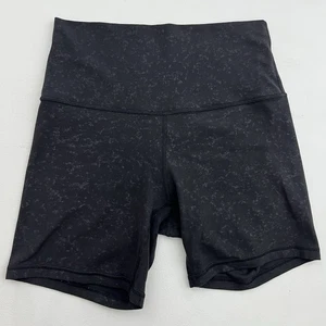 Pantalones Cortos Lululemon Para Mujer 6 Align Negro Moteado Repujado Yoga Ropa Activa Cintura Alta - Imagen 1 de 8
