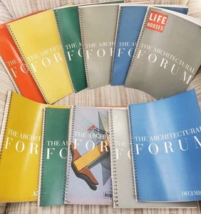 READ[] 11 Total . 1940 Architectural Forum magazine ( No April) - Picture 1 of 15