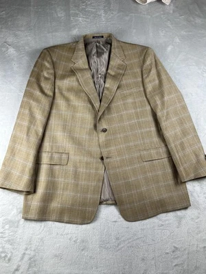Blazer Daniel Cremieux Para Hombres 48R Cuadros Loro Piana EE. UU. Chaqueta de Tela Italiana Foto 1 de 4