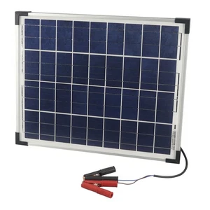 12V 20W Solar Panel with Clips - Bild 1 von 1