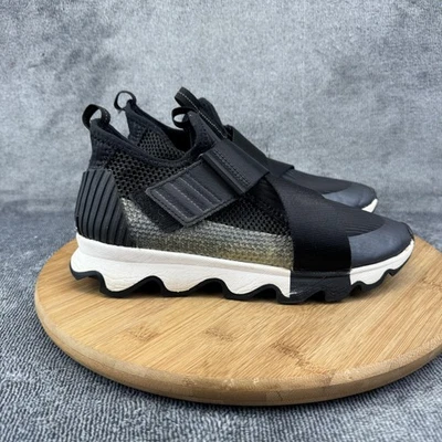 Sorel 鞋女式 7 码黑色动能带网眼懒人运动鞋运动鞋 — 第 1/4 张图片