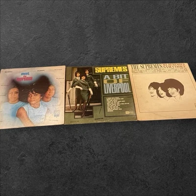 3 original VTG LPs from The Supremes— pulled straight from a private collection Foto 1 de 4