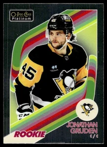 2023-24 O-Pee-Chee Platinum Retro - Rookies Jonathan Gruden Rookie Pittsburgh - Bild 1 von 3