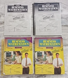 Abeka Home School Books. 12th Grade Recommended, Business Mathematics 4book Set - Bild 1 von 1