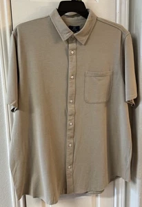George Knit Buttondown Sandstorm Men's Size XL (46-48) - Picture 1 of 6