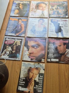 Rolling Stones Vintage (10) 90s Rock HipHop Julia Tom Kevin Robin Magazine Lot - Picture 1 of 11