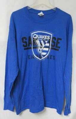 San Jose Quakes Men' Size Large Long Sleeve T-Shirt C1 5294 - Image 1 of 3