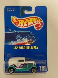 Hot Wheels '32 Ford Delivery Collector No 135 ~ 5 Spoke Wheels Blue Card - Picture 1 of 2