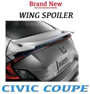 2016- 2017 Honda Civic 2-Door Coupe Wing Spoiler - 08F13-TBG-XXX  -FACTORY PAINT Foto 1 de 2
