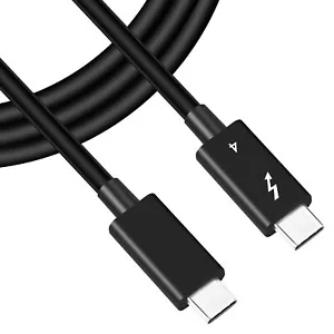 For PC Intel Certified Thunderbolt 4 Cable 40Gbps 100W Gen 2 USB 4 Type C Cable - Picture 1 of 19