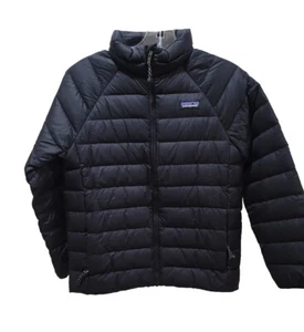 Patagonia Kids Down Sweater M 10 Black NWT $139 FA22 68625 - Picture 1 of 7
