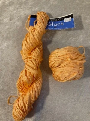 Berroco Glace Ribbon Yarn Color#2542 Lt Peach 100% Rayon Read Below - Image 1 of 3