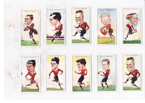 Job Lot Of 75 Rugby Theme Sport Cigarette Cards Wills John Player - Picture 1 of 18