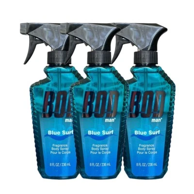 Spray corporal fragancia hombre 3 PK BOD, Blue Surf, 8 fl oz Foto 1 de 4